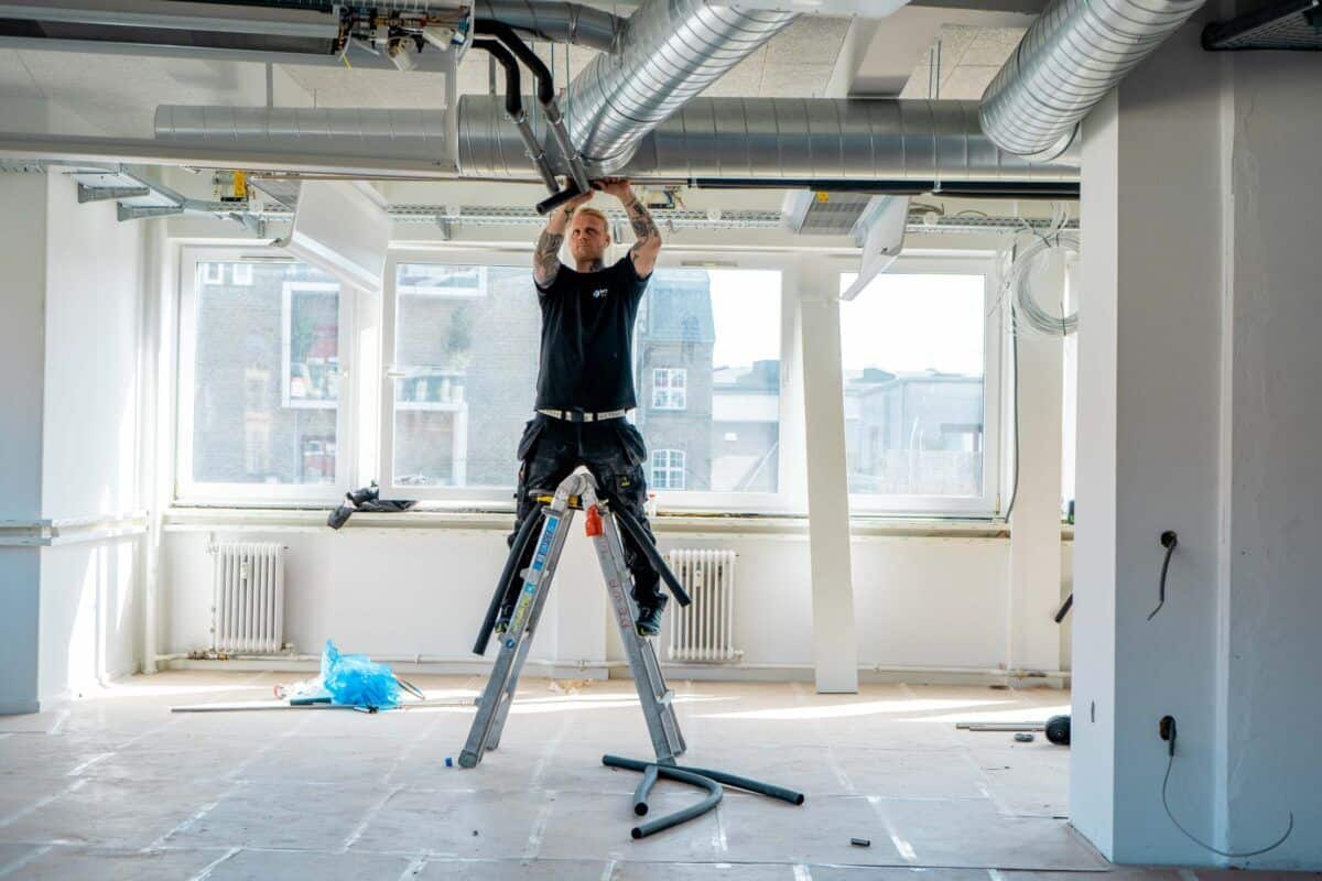 MTN VVS udfører indendørs arbejde i Roskilde